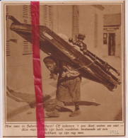 Saloniki - Verhuis Bed - Orig. Knipsel Coupure Tijdschrift Magazine - 1926 - Non Classés
