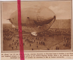 Norfolk - Zeppelin Norge - Amundsen - Orig. Knipsel Coupure Tijdschrift Magazine - 1926 - Non Classés