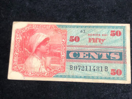 South Viet Nam MILITARY ,Banknotes Of Vietnam-P-M67 Schwan-904 50 Cents, Series 661(1968-1969) XF -1pcs Good Quality-rar - Vietnam