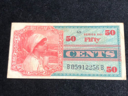 South Viet Nam MILITARY ,Banknotes Of Vietnam-P-M67 Schwan-904 50 Cents, Series 661(1968-1969) XF AU-1pcs Good Quality-r - Viêt-Nam