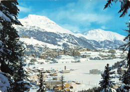 SUISSE - Saint Moritz - Neige - Ville - Monts - Vue Générale - Carte Postale - Andere & Zonder Classificatie
