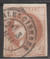 VRAI(!!!) N°42Bg CHOCOLAT Nuance CLAIRE  Aminci BE Cote 1100€ - 1870 Bordeaux Printing