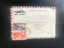 Vietnam Stamps Cover To Ramnad Dist Saigon. Calcutta. Madras See Photos - America (Other)