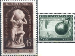 635250 HINGED ARGENTINA 1948 4 REUNION PANAMERICAVA DE CARTOGRAFIA - Neufs