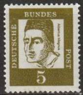 BRD 1961 MiNr.347ya R  Rollenmarke ** Postfrisch Bedeutende Deutsche  ( B 2848  ) - Rollenmarken