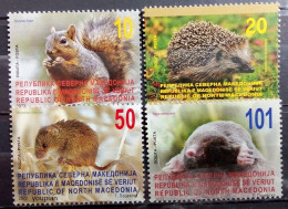 North Macedonia 2022, Animals - Rodents, MNH Stamps Set - Nordmazedonien