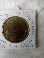 Médaille Touristique Monnaie De Paris MDP 26 Pierrelatte Gavial Du Gange 2002 - 2002