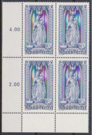 1969 , Mi 1286 ** (5) -  4er Block Postfrisch - 500 Jahre Diözese Wien - Unused Stamps