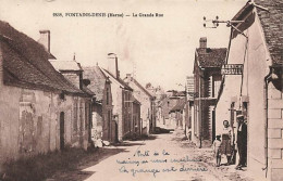 FONTAINE-DENIS - La Grande Rue - Agence Postale - Andere & Zonder Classificatie