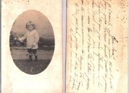 Carte Photo - Fillette Posant - Photos