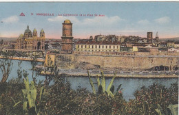 Marseille, La Cathédrale Et Le Fort St-Jean Ngl #G1748 - Andere & Zonder Classificatie