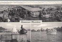 Hannover, Maschsee, Mehrbildkarte Gl1959 #G2759 - Autres & Non Classés