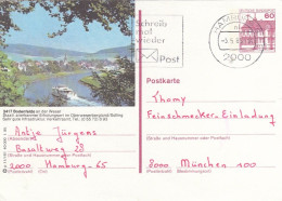 Bodenfelde A.d.Weser, Werbekarte Gl1985 #G2486 - Other & Unclassified