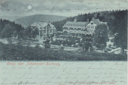 Zellerfeld, Mondscheingruss Vom Johanneser Kurhaus Gl1899 #G2349 - Other & Unclassified
