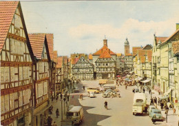 Eschwege, Werra, Marktplatz Mit Altem Rathaus Gl1965? #G2629 - Sonstige & Ohne Zuordnung