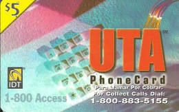 USA: Prepaid IDT - UTA 01.05 - Autres & Non Classés