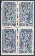 1969 , Mi 1287 ** (5) -  4er Block Postfrisch - 500 Jahre Diözese Wien - Unused Stamps