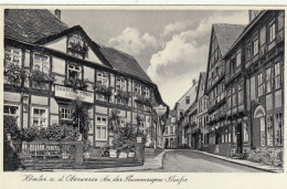 Höxter, Oberweser, "Deutsches Haus" An Der Stummrigen-Straße Gl1939 #G2661 - Sonstige & Ohne Zuordnung