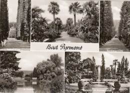 Bad Pyrmont, Kurpark, Mehrbildkarte Gl1965 #G3406 - Other & Unclassified