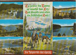 Die Talsperren Des Harz, Mehrbildkarte Gl1972 #G2586 - Other & Unclassified