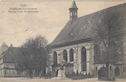 Celle, Stadtkirche Mit Denkmal Herzog Ernst Der Bekenner Gl1906 #G3141 - Other & Unclassified