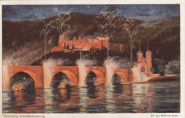 Heidelberg, Schloßbeleuchtung Gl1951 #G3420 - Autres & Non Classés