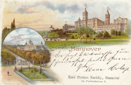 Hannover, Technische Hochschule, Herrenhauser Allee Litho Gl1896 #G2833 - Otros & Sin Clasificación