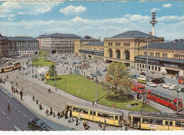 Hannover, Ernst August Platz Und Hauptbahnhof Gl1967 #G2949 - Other & Unclassified