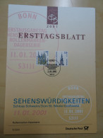 Bund ETB Ersttagsblätter Jahrgang 2001 Komplett (5620) - Used Stamps