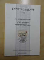 Berlin ETB Ersttagsblätter Jahrgang 1982 Komplett (5593) - Oblitérés