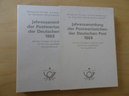 DDR Ersttagsblatt Jahressammlung 1988 (4595) - Used Stamps