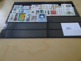 Bund Jahrgang 1981 Postfrisch Komplett (7982) - Unused Stamps