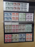 Berlin 270-85 Große Bauwerke Viererblock Gestempelt Mit Gummi (6043) - Used Stamps