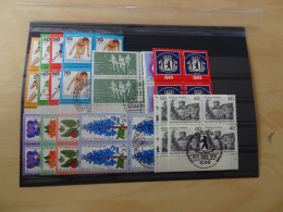 Berlin Jahrgang 1976 Viererblock Gestempelt/postfrisch Fast Komplett (8662) - Used Stamps