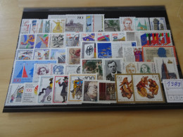 Bund Jahrgang 1989 Postfrisch Komplett (8070) - Unused Stamps