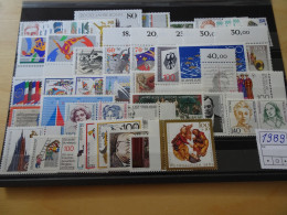 Bund Jahrgang 1989 Postfrisch Komplett (8071) - Neufs