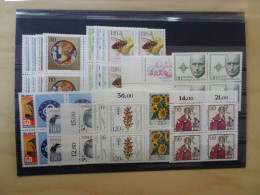 Berlin Jahrgang 1984 Viererblock Postfrisch Komplett (8708) - Unused Stamps