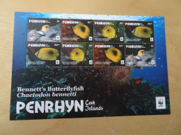 Penrhyn Michel 829/32 WWF Fische KB Postfrisch (14121) - Neufs