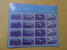 Tuvalu Michel 1307/10 Killerwale WWF KB Postfrisch (14146H) - Ongebruikt