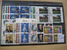 Berlin Jahrgang 1972 Viererblock Gestempelt Fast Komplett (8762) - Used Stamps