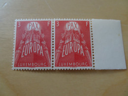 Luxemburg 573 Waagrechtes Paar Postfrisch Cept 1957 (11943) - Nuevos