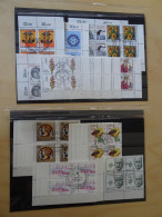 Berlin Jahrgang 1984 Eckrand Viererblock Gestempelt Komplett (8780) - Used Stamps