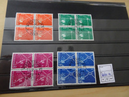 Schweiz Michel 566-69 SBK 309-12 Viererblock Gestempelt (16361) - Used Stamps