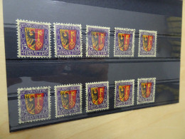 Schweiz Michel 144 10 Stück Pro Juventute 1918 (16084) - Used Stamps