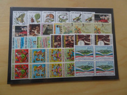 San Marino Jahrgang 1990 Viererblocks Postfrisch Fast Komplett (16817) - Unused Stamps