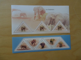 Guinea Michel 8686/90 + Bl. 1999 Elefanten Postfrisch (14126) - Elephants