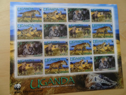 Uganda Michel 2063/68 KB Hyänen Postfrisch (14191H) - Unused Stamps