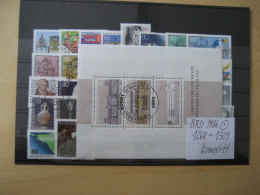 Bund Jahrgang 1986 Gestempelt Komplett (15656) - Used Stamps