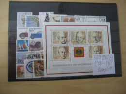Bund Jahrgang 1982 Gestempelt Komplett (15652) - Used Stamps