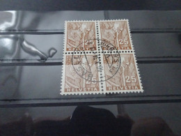 Schweiz Michel 275 SBK 199 Viererblock Gestempelt (16372) - Used Stamps